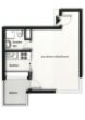 Zentrumsnahe, 1-Zimmerwohnung in Bludenz zu verkaufen (vermietet bis 31.05.2024) - Grundriss